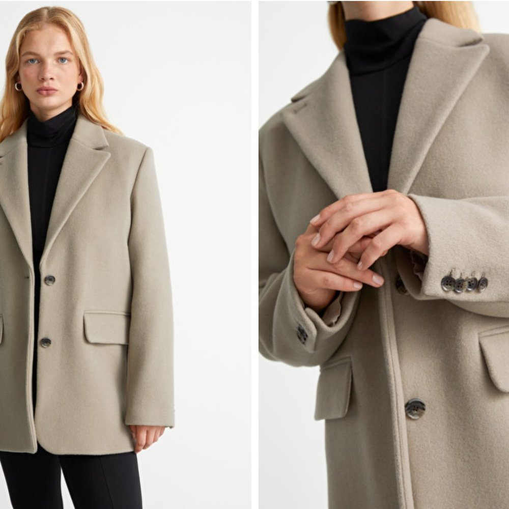 OVERSIZED WOOL BLAZER - worn once!!!